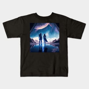 A Space Adventure Begins - Space Adventures #1 Kids T-Shirt